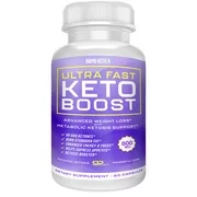 Ultra fast keto boost keto diet pills - advanced weight loss formula & appetite suppressant supplement - advanced exogeneous ketones fat burner to boost metabolism
