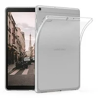 kwmobile Crystal TPU Cover Compatible with Samsung Galaxy Tab A 10.1 (2019) - Mobile Cell Phone Case - Matte Transparent
