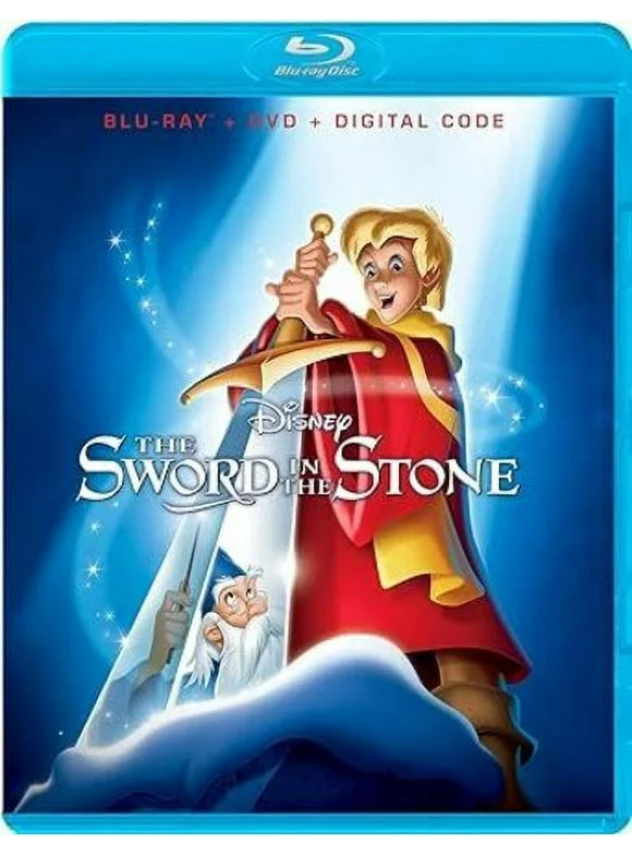 The Sword in the Stone (60th Anniversary Edition) (Blu-ray + DVD + Digital Copy), Disney, Kids & Family