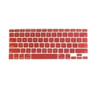 Suzicca TPU Keyboard Cover Dustproof Keyboard Protective Film Compatible with Air 13.3 inch A1466/A1369 Dark Red