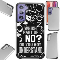 Compatible with Samsung Galaxy S21 Plus 5G Hybrid Fusion Guard Phone Case Cover (Do You Not Understand)