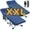 2 Packs XXL Blue Cot with 2 Sided Mattress