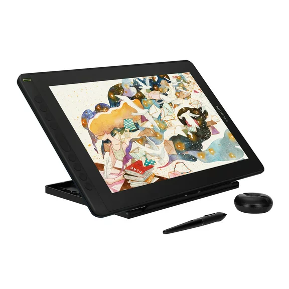 HUION KAMVAS 16 with Stand Graphics Drawing Tablet Display 15.6inch, USB-C to USB-C cable included