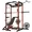 Power Cage-Red/Weight Bench-Red/Barbell-Red