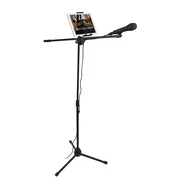 Spectrum AIL TM Adjustable Tablet Stand with Microphone Boom