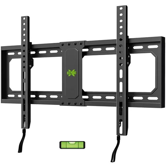 USX MOUNT Large Fixed TV Wall Mount Low Profile TV Bracket for 37-82" Flat Screen TVs, Max VESA 600x400mm Holds up to 132lbs