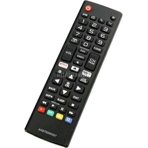 Mimotron Generic AKB75095307 Remote Control for LG 4K UHD Smart TVs 32LJ550B-UA / 32LJ550M-UB / 43LJ5500-UA / 43LJ550M-UB / 43LJ5550-UC / 43UJ6050-UC