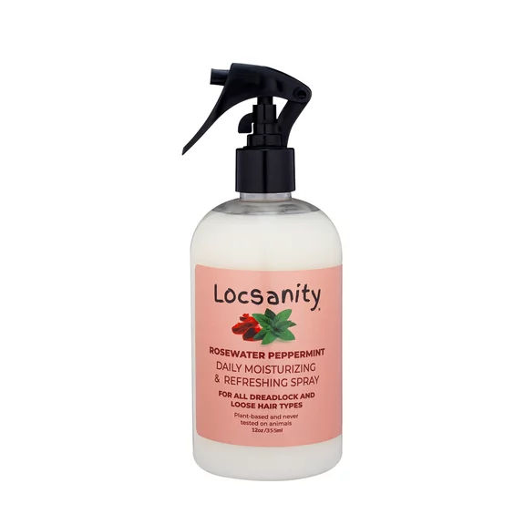 Locsanity Rosewater & Peppermint Daily Moisturizing Spray