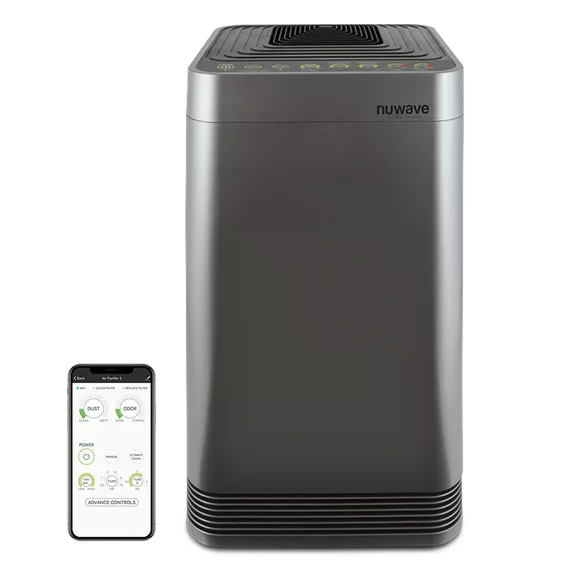 NuWave Air Purifier Covers up to 2671 Sq.ft. for Large Room, Home, Office, Room, Filters, HEPA