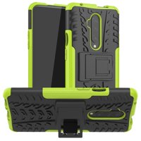 Heavy Duty Case For OnePlus 8 Pro,Dteck Shockproof Combo Hybrid Rugged Dual Layer Protective Case Cover with Kickstand For OnePlus 8 Pro, Green