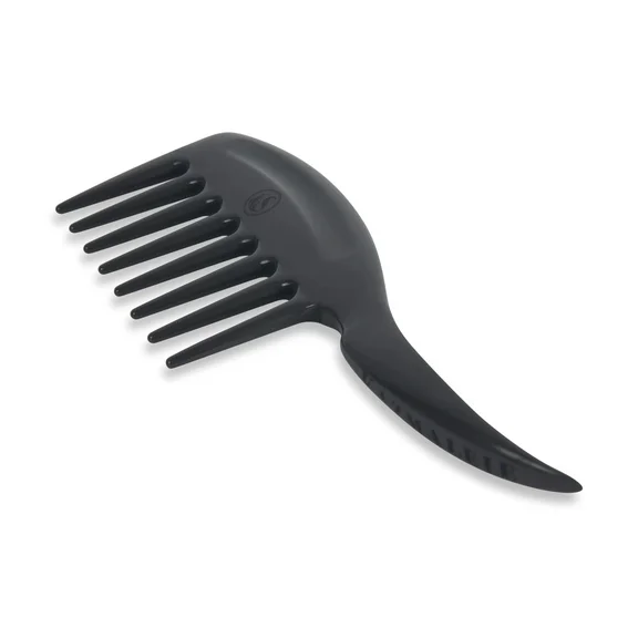 KAZMALEJE Kurls Plus Wide Tooth Hair Comb, Graphite