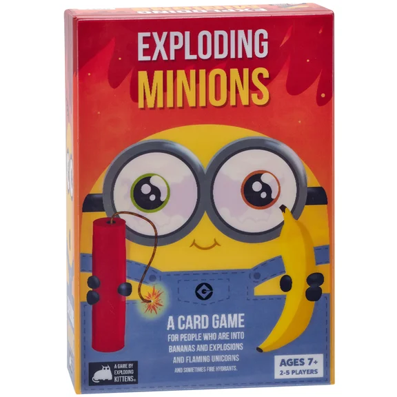 Exploding Minions a Game by Exploding Kittens Brand