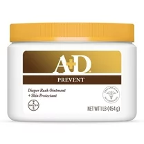 A D Original Diaper Rash Ointment, Skin Protectant, 16 oz