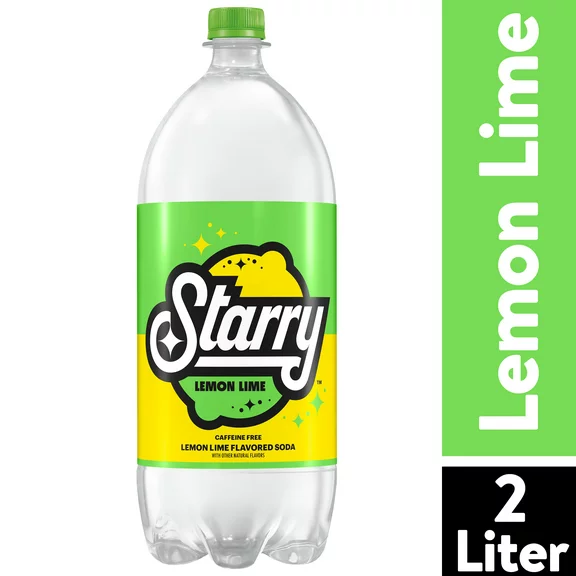Starry Lemon Lime Soda Pop, 2 Liter, Bottle
