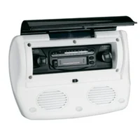 11" White and Black Only Stereo Housing with 3 Speakers