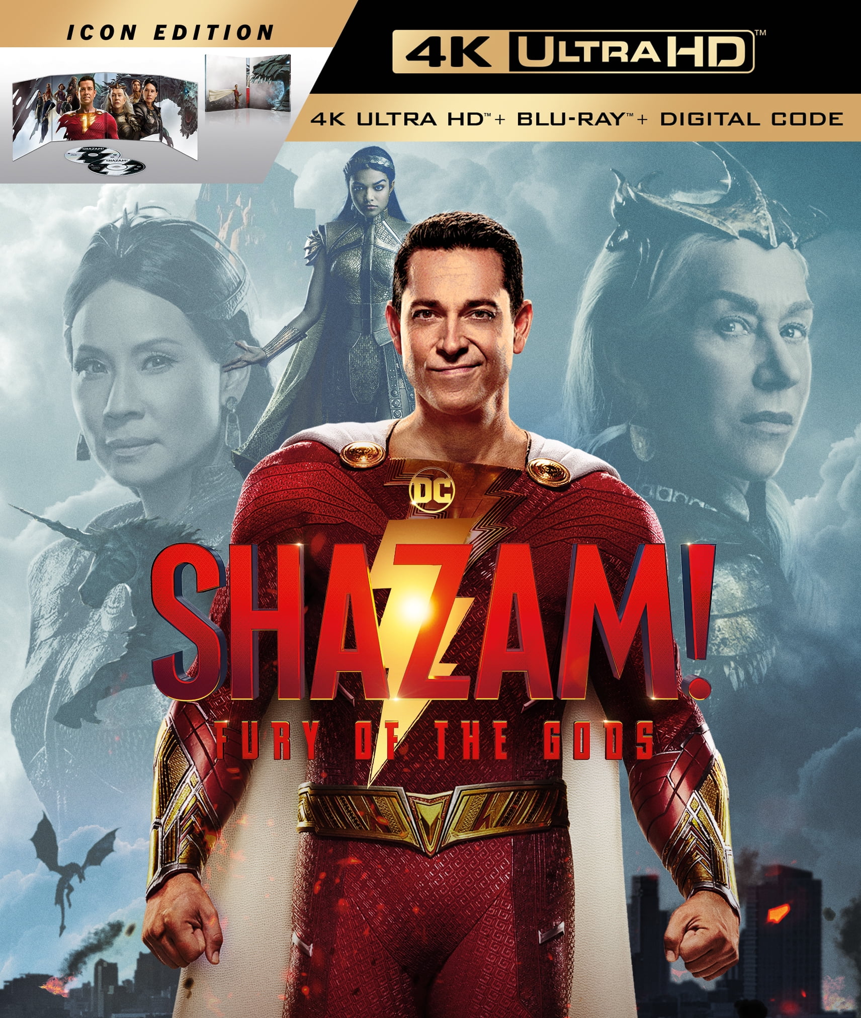 Shazam! Fury of the Gods (Walmart Exclusive) (4K UHD   Blu-ray   Digital Copy)