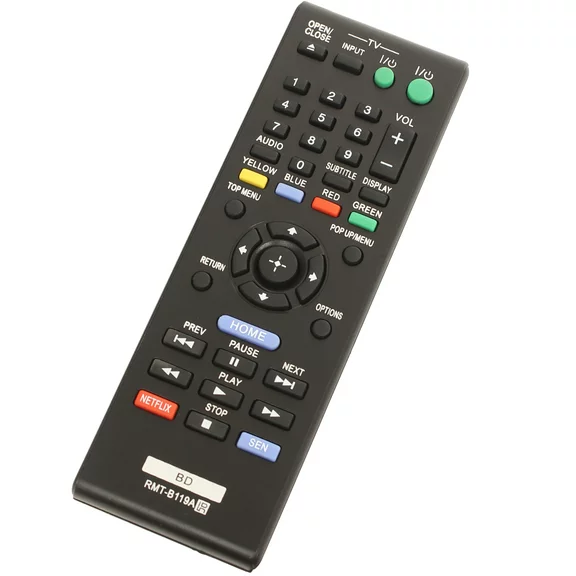GENERIC SONY RMT-B119A BLU-RAY PLAYER REMOTE CONTROL for BDP-S1100 / BDP-S2100
