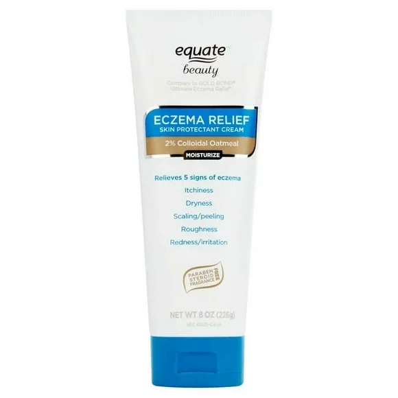 Equate Beauty Eczema Relief Skin Protection Cream, 8 oz