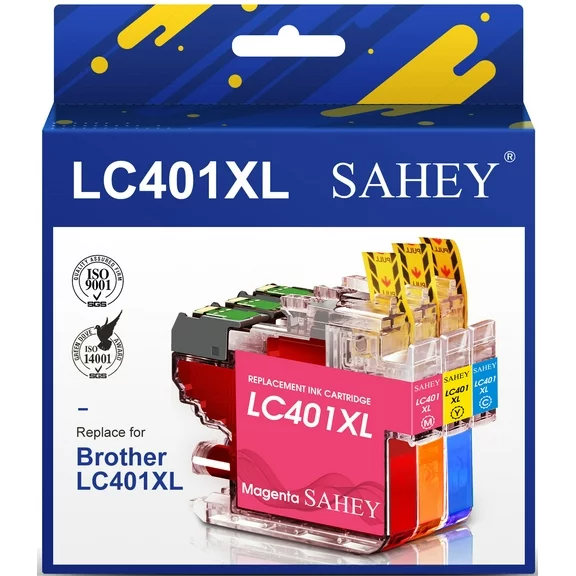 LC401XL Ink Cartridges for Brother 401 Color Ink for Brother LC401 XL LC-401  Ink  for MFC-J1010DW MFC-J1012DW MFC-J1170DW Printer Cartridges  XL 401  Ink