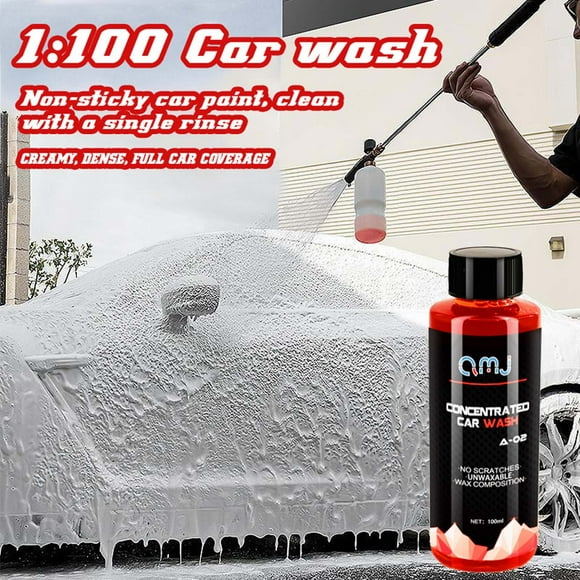 Lmueinov Holiday sales Car Exterior Shampoo Multipurpose Automotive Cleaners High Concentration Super Foam Strong Decontamination Auto Wash Supplies 100ML Clearance