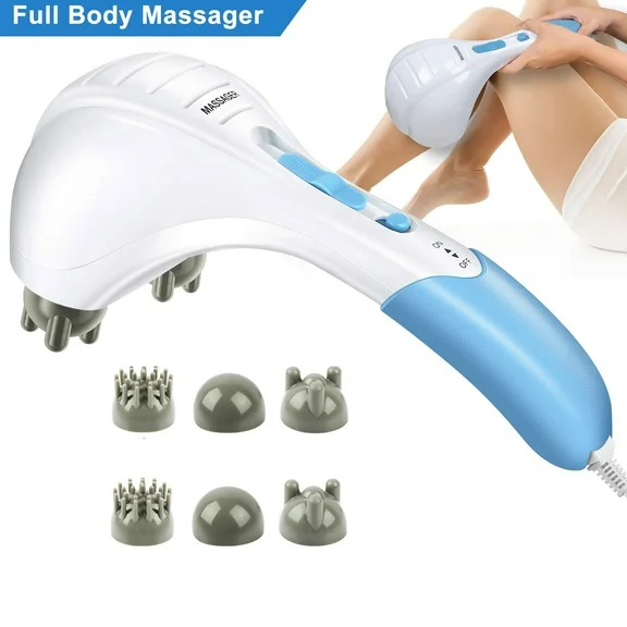 iMountek Electric Massager Handheld Full Body Percussion Massager Double Head Vibrating Body Relax, Gifts for Women