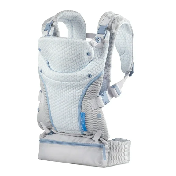 Infantino StayCool 4-in-1 Temperature Conditioned Ergonomic Baby Carrier, 8-40lb, White