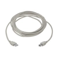 SF Cable 15 feet USB 2.0 A Male to B Male Cable - Off- White