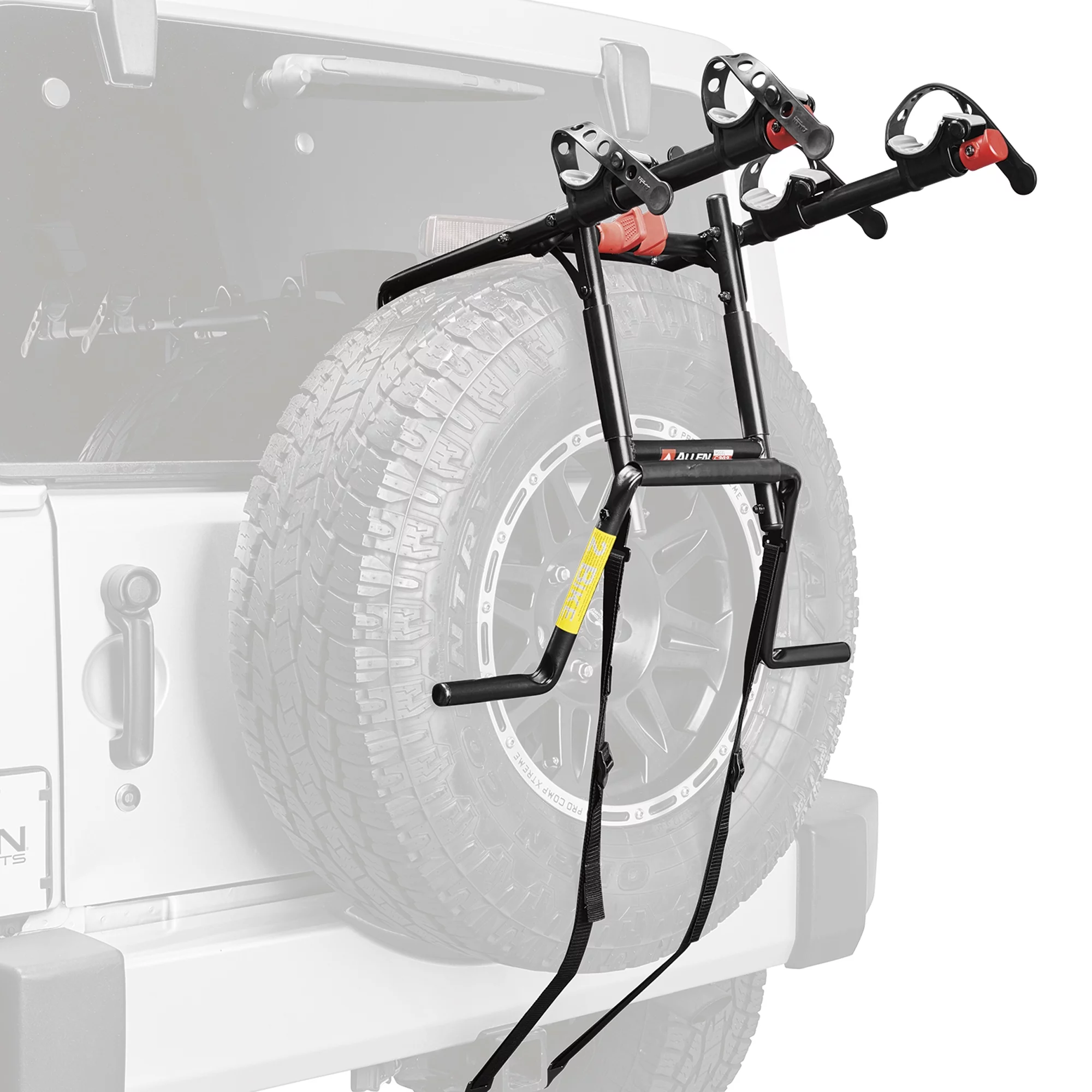 Allen Sports Premier 2-Bicycle Spare Tire Mounted Bike Rack Carrier, S302