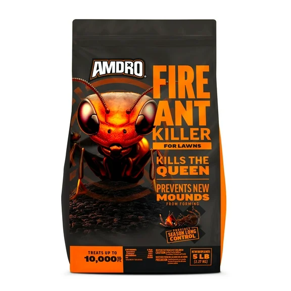 Amdro Fire Ant Killer Yard Treatment Bait, 5 Pounds