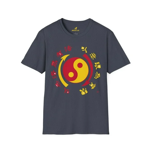 Bruce Lee Core Symbol Unisex Short Sleeve T-Shirt