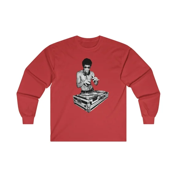 Bruce Lee DJ Dragon Original Unisex Long Sleeve T-Shirt