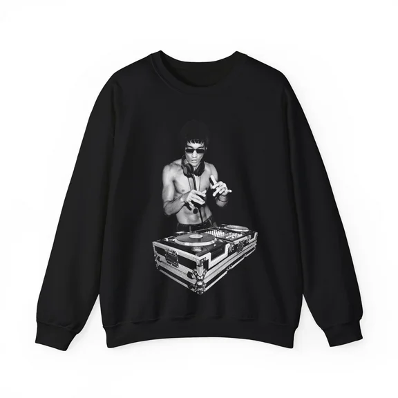 Bruce Lee DJ Dragon Unisex Heavy Blend™ Crewneck Sweatshirt