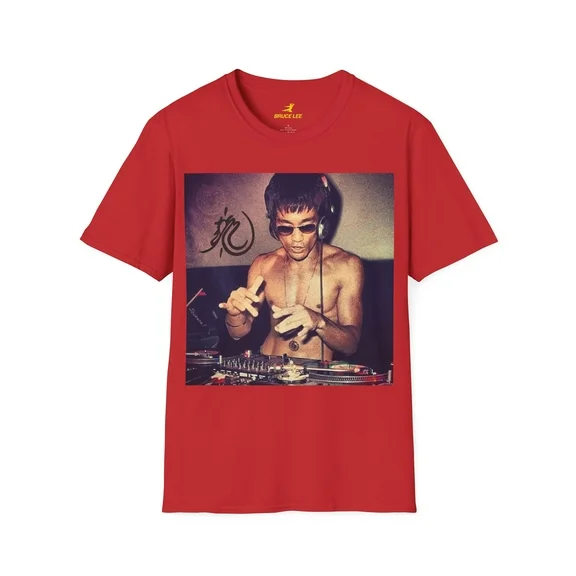 Bruce Lee DJ Loong Dragon Unisex Short Sleeve T-Shirt