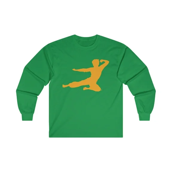 Bruce Lee Flying Man Logo Unisex Long Sleeve T-Shirt