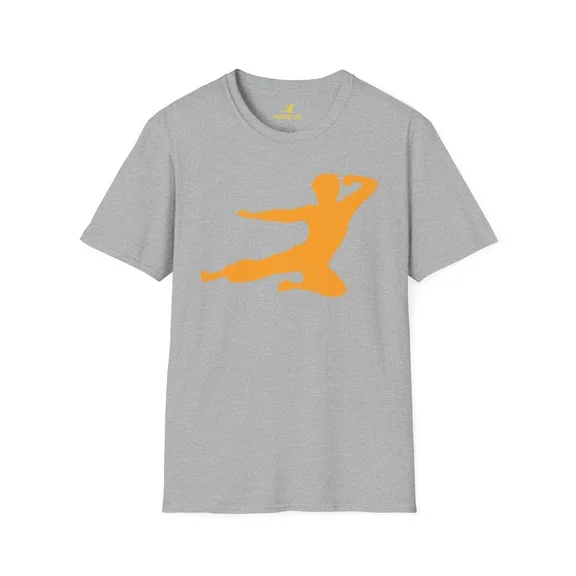 Bruce Lee Flying Man Logo Unisex Short Sleeve T-Shirt