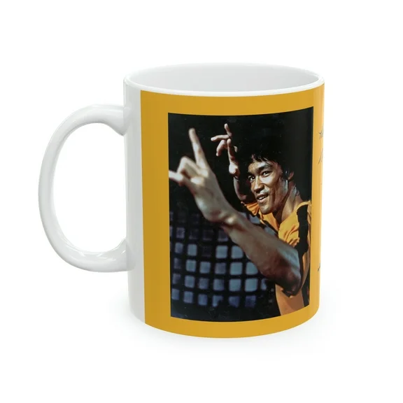 Bruce Lee State of Mind White Ceramic Mug 11oz