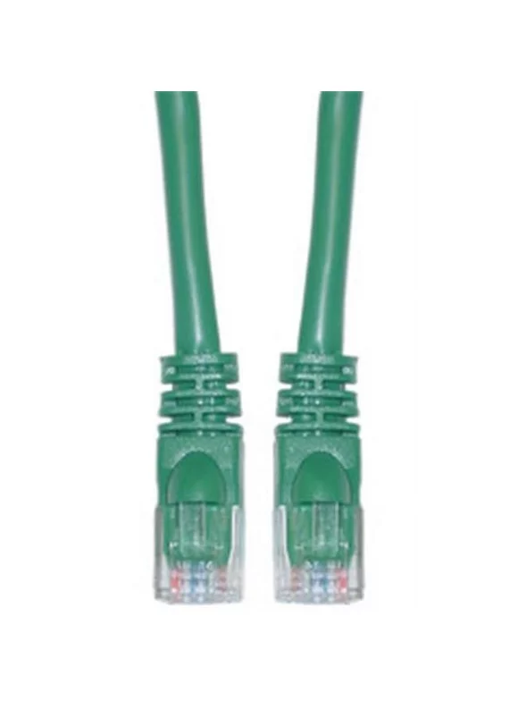 CableWholesale 10X8-05110 Cat6 Green Ethernet Patch Cable  Snagless Molded Boot  10 foot