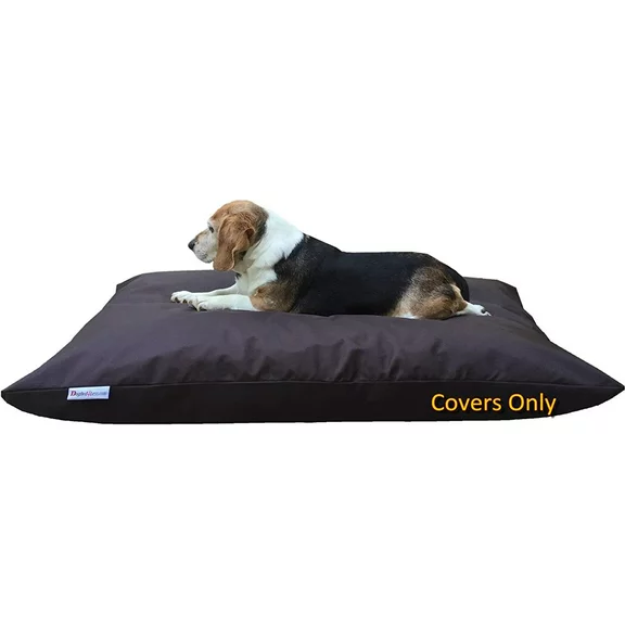 DIY Do It Yourself Pet Pillow 2 Covers: Pet Bed Duvet Zipper External Cover + Waterproof Liner Internal Case in Medium or Large for Dog and Cat - Covers only