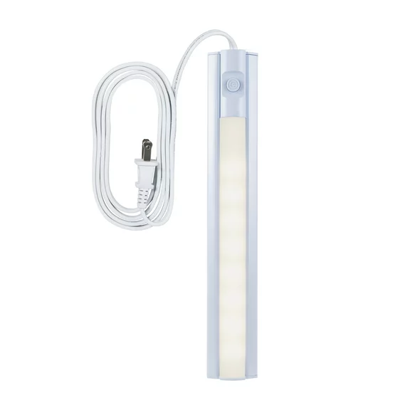 Enbrighten 10in. LED Plug-in Basic Under Cabinet Light Fixture, 26534