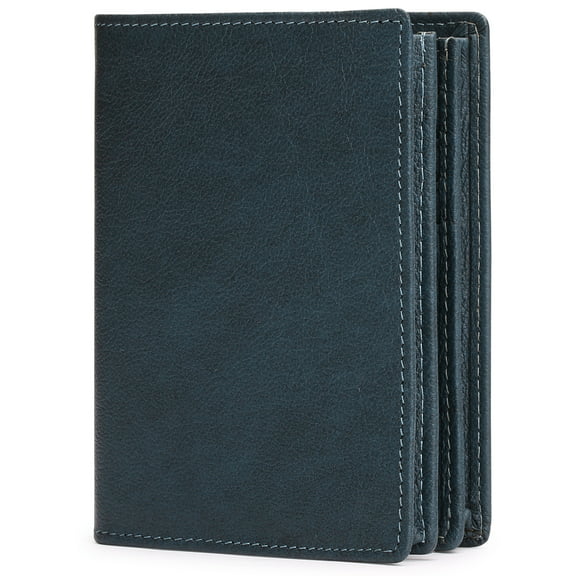FALAN MULE Minimalist Wallets for Men Genuine Leather Bifold Wallet RFID Blocking Card Holder