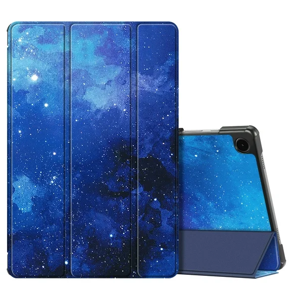 Fintie Slim Case for Samsung Galaxy Tab A9+ / Tab A9 Plus11 inch 2023 Model (SM-X210/X216/X218), Ultra Thin Lightweight Hard Back Shell Tri-Fold Stand Cover with Auto Wake/Sleep, Starry Sky