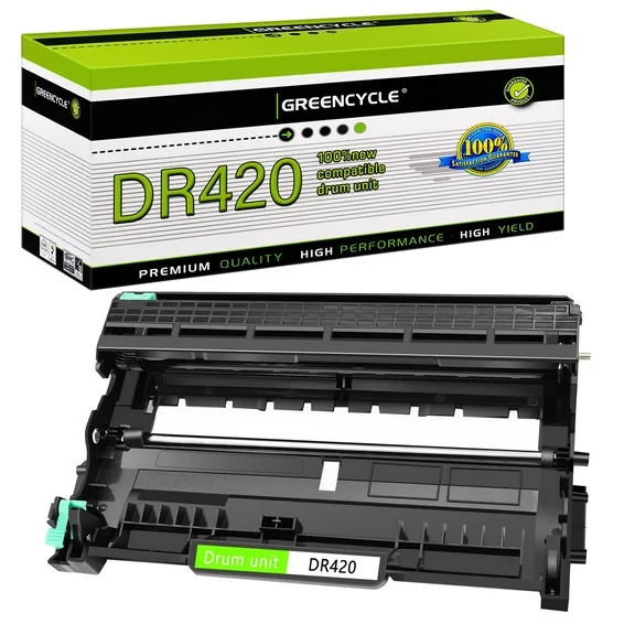 GREENCYCLE 1 Pack Compatible for Brother TN360 TN330 Black Toner Cartridge Replacement with DCP-7030 MFC-7840W HL-2140 MFC-7340 HL-2150N Printer
