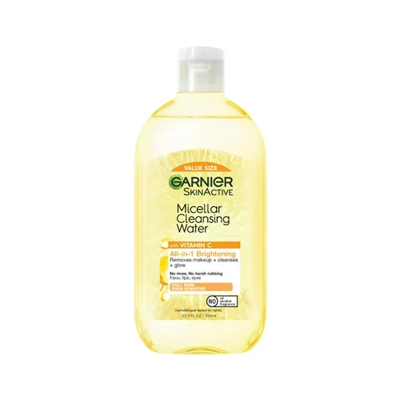 Garnier SkinActive Micellar Cleansing Water Brightening with Vitamin C, 23.7 fl oz