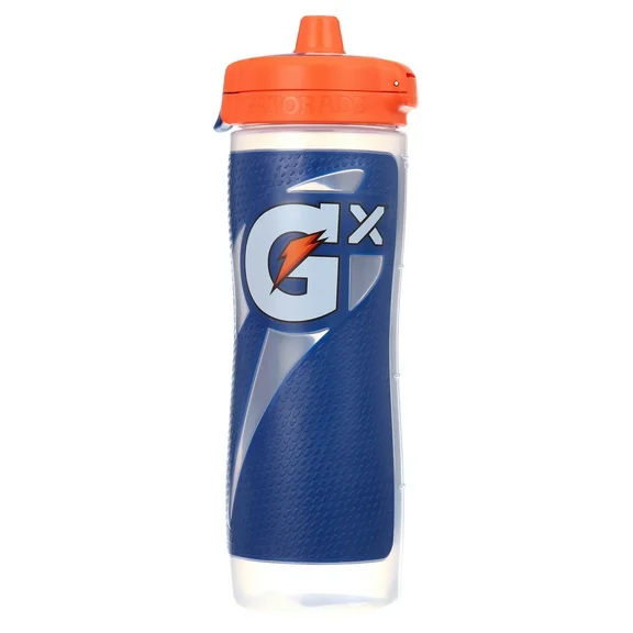 Gatorade Gx Hydration System, Non-Slip 30oz Squeeze Bottle - Blue
