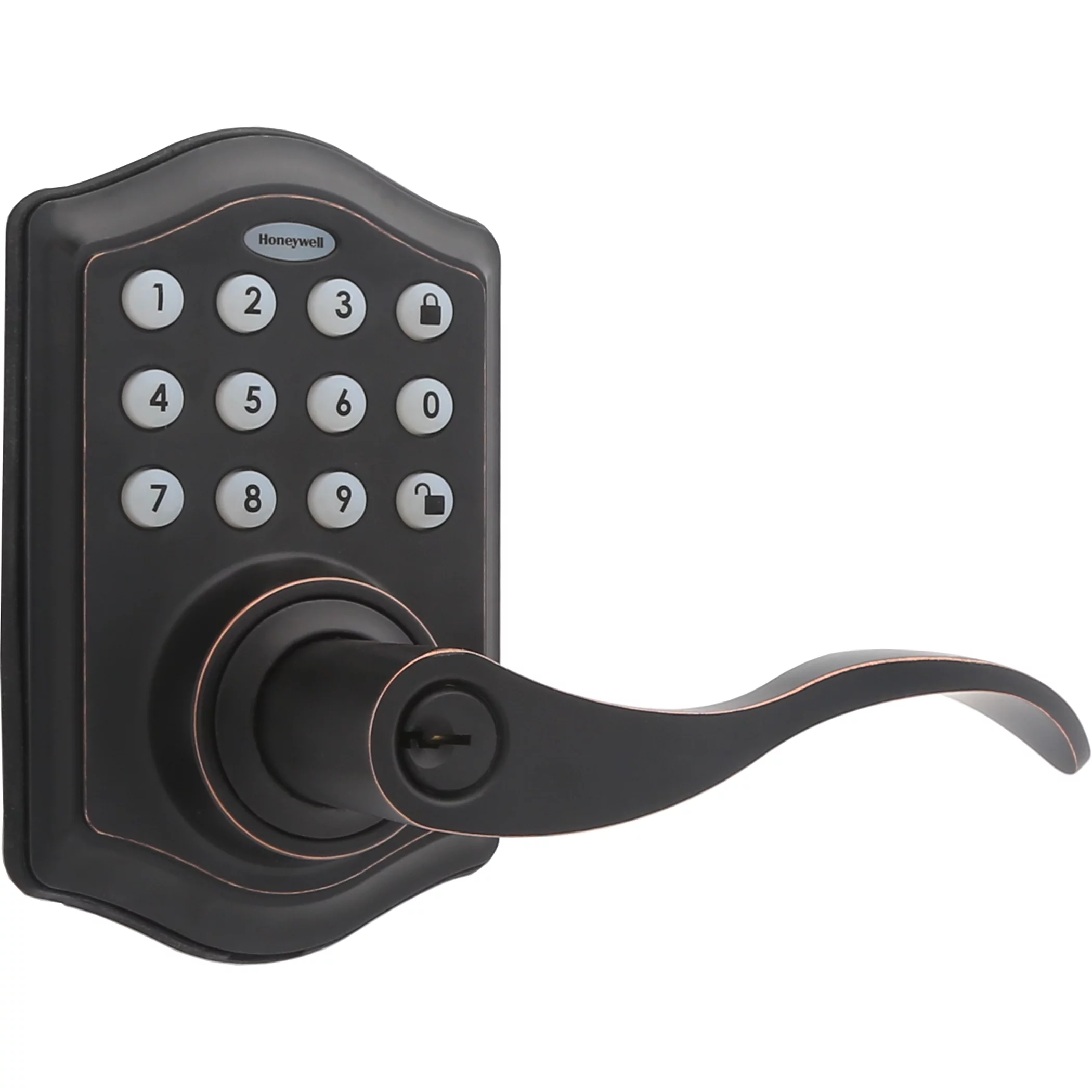 Honeywell Electronic Entry Lever Door Lock, ORB