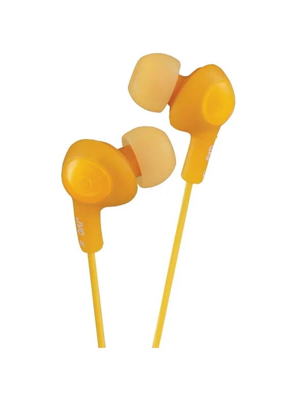 JVC HAFX5D Gumy Plus Inner-Ear Earbuds (Orange)