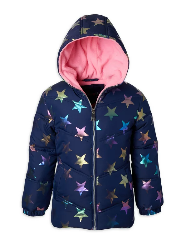 Limited Too Toddler Girl Chevron Quilted Puffer Jacket, Sizes 2T-4T