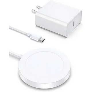 Magnetic Wireless Charger - Magnet Charging Pad Compatible with iPhone 14/14 pro/14 plus/14 pro max/ 13/13 pro/13 pro max/12 pro max - Mag-Safe Charger for AirPods 3/2/Pro with USB-C 20W PD