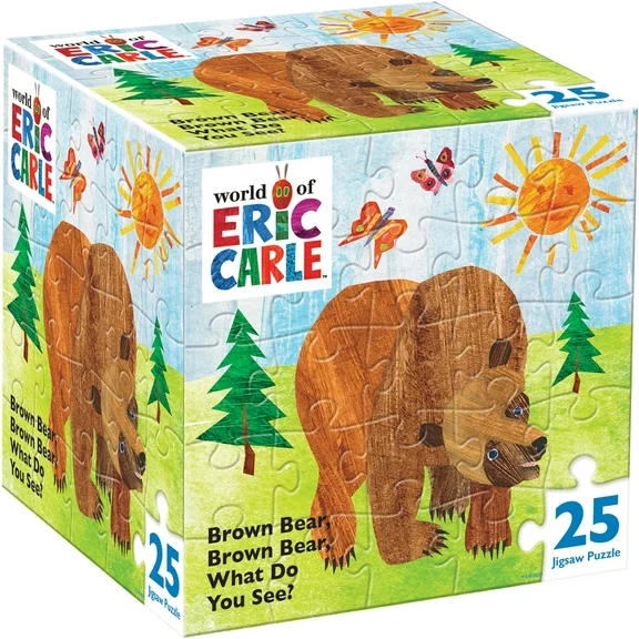 MasterPieces World of Eric Carle - Brown Bear 25 Piece Jigsaw Puzzle