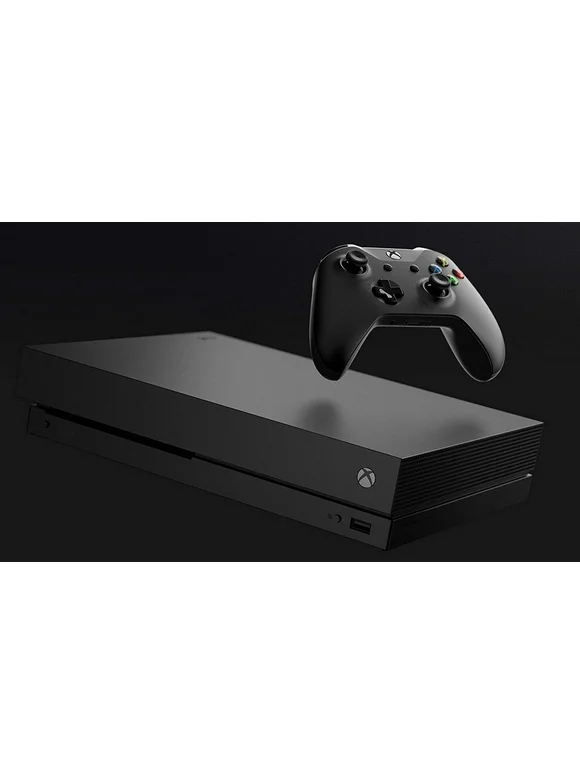 Microsoft Xbox One X 1TB Gaming Console with Wireless Controller and Xbox Game Pass Live Gold Trial - Native 4K - HDR - Enhanced by Scorpio CPU - Black (Microsoft Used)